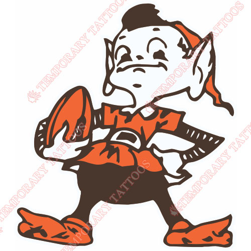 Cleveland Browns Customize Temporary Tattoos Stickers NO.487